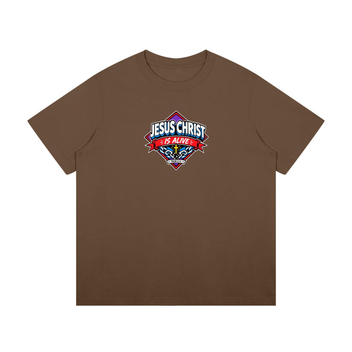 JESUS CHRIST IS ALIVE - PSALM 5:5-6 - T-Shirt