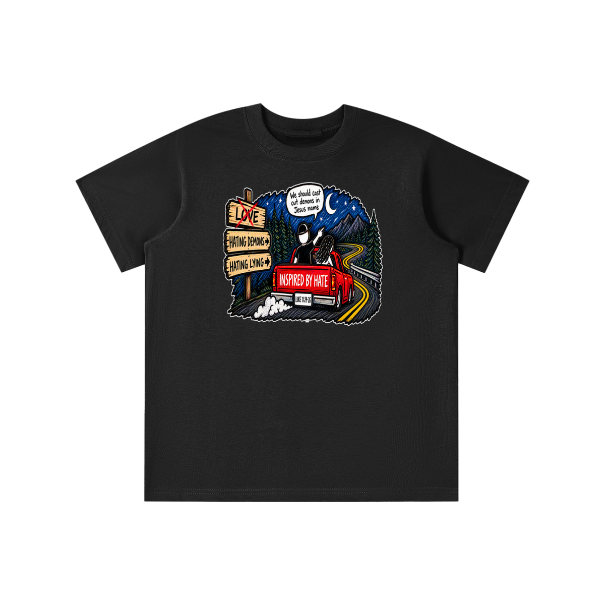 INSPIRED BY HATE youth T-shirt