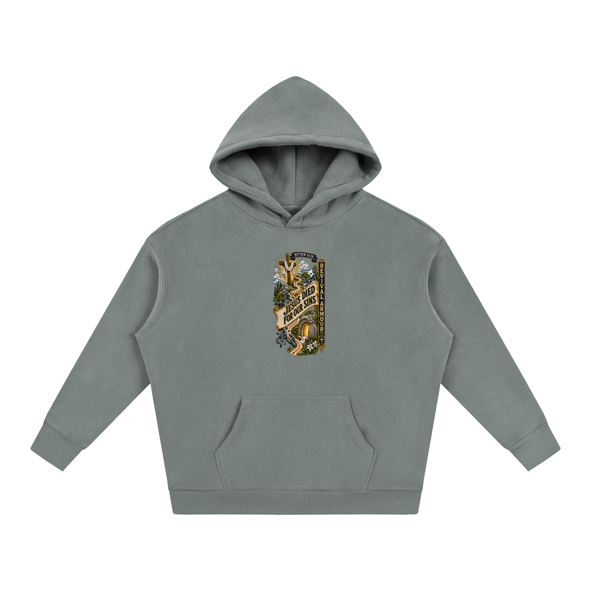 MATTHEW 20:28 Jesus died for our sins REVIVAL ARMOUR Hoodie