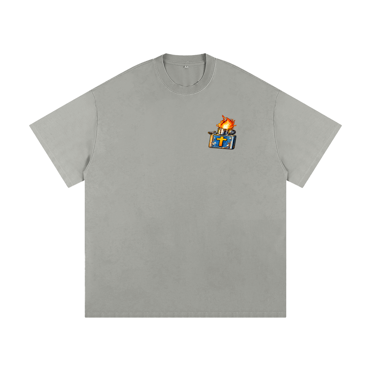 JESUS SAVES FROM IRE THAT GOES OUT AND DOGS DON'T GO TO THE NEW JERUSALEM ACCORDING TO REVELATION 22:15 T-Shirt