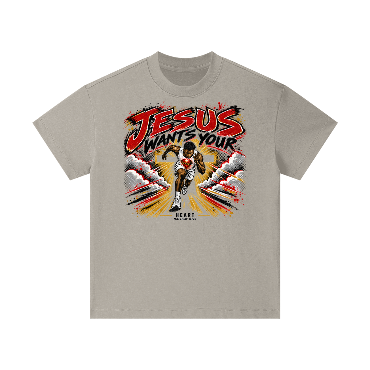 JESUS WANTS YOUR HEART MATTEW 16:25 Kids T-Shirt