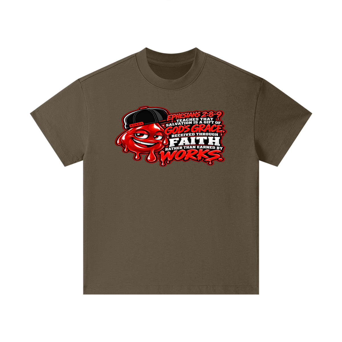 Ephesians 2:8-9 inspired Kids T-Shirt