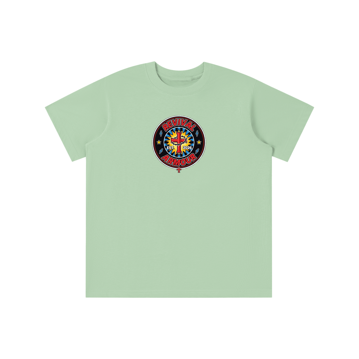 REVIVAL EST. 2026 ARMOUR JESUS DIED FOR OUR SINS youth T-shirt