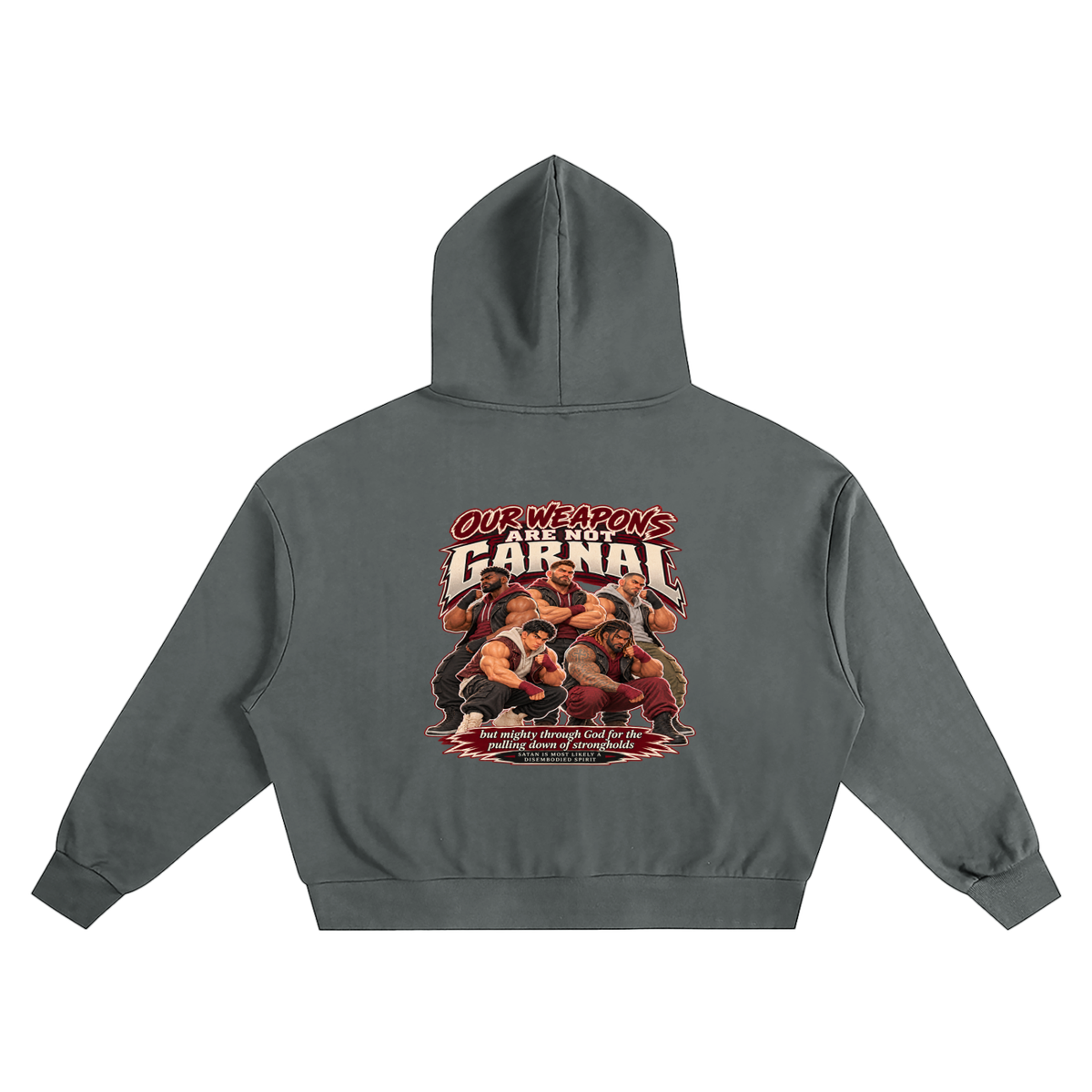 HUMANS ARE STUPID (Jeremiah 4:22) OUR WEAPONS ARE NOT CARNAL but mighty through God for the pulling down of strongholds SATAN IS MOST LIKELY A DISEMBODIED SPIRIT Hoodie