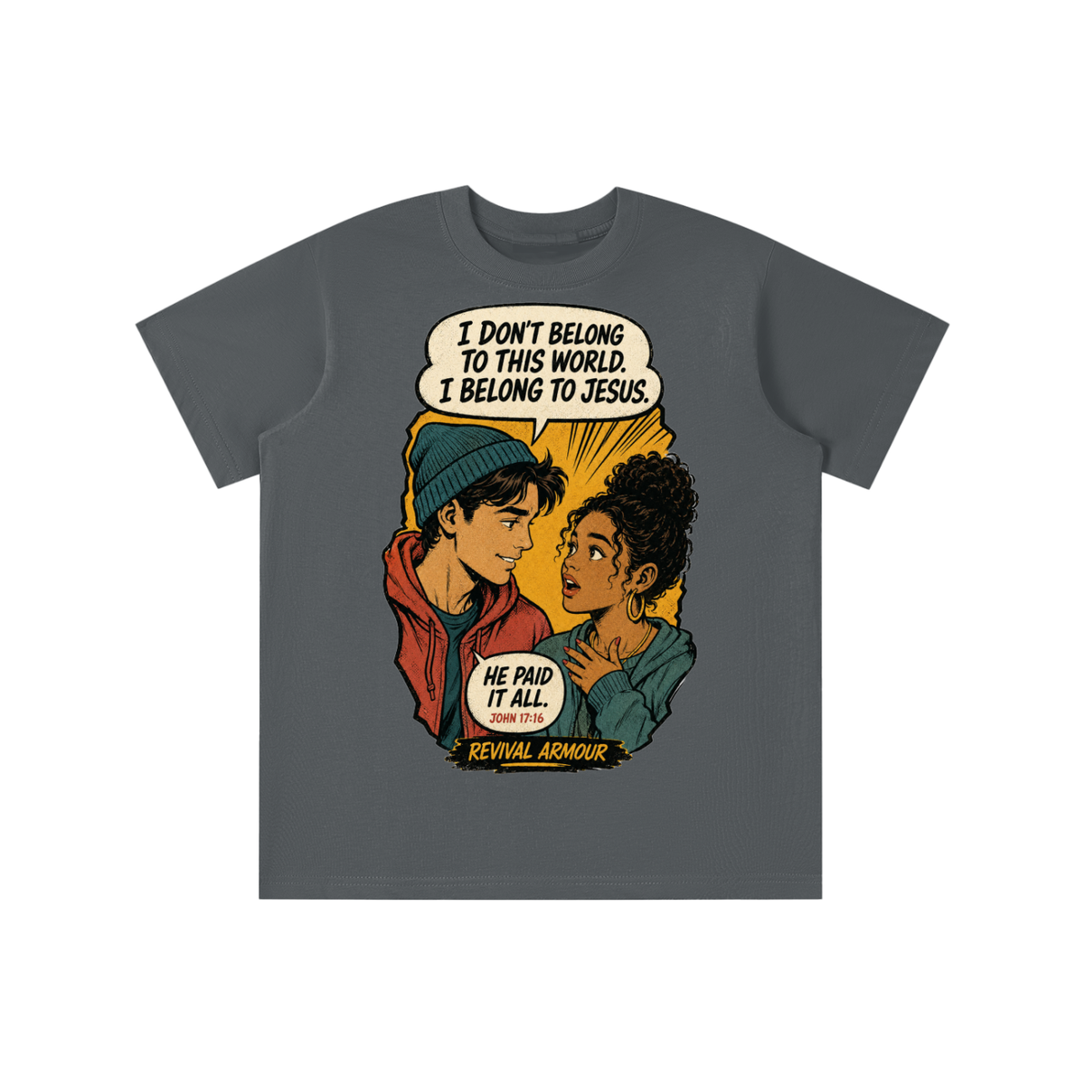 John 17:16 inspired youth T-shirt