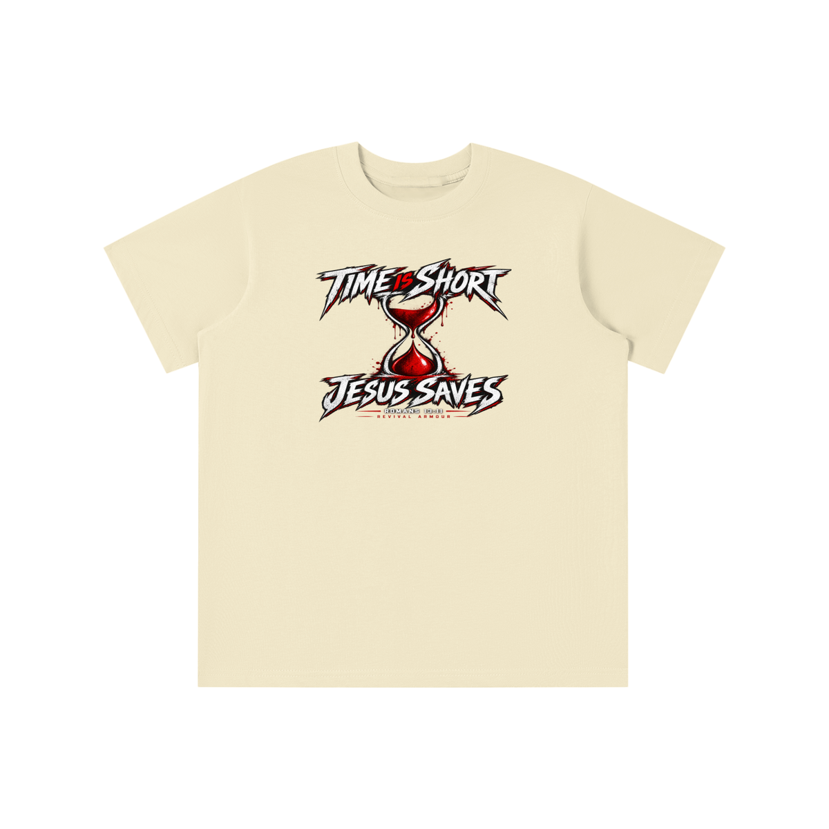 TIME IS SHORT JESUS SAVES ROMANS 13:11 REVIVAL ARMOUR youth T-shirt