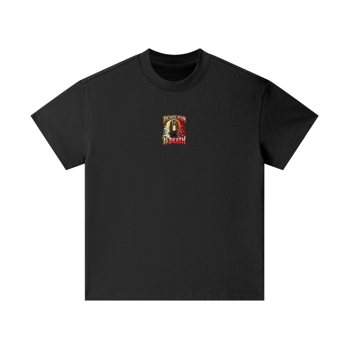 THE WAGE OF SIN IS DEATH WORKOUT YOUR SALVATION WITH FEAR & TREMBLING Kids T-Shirt