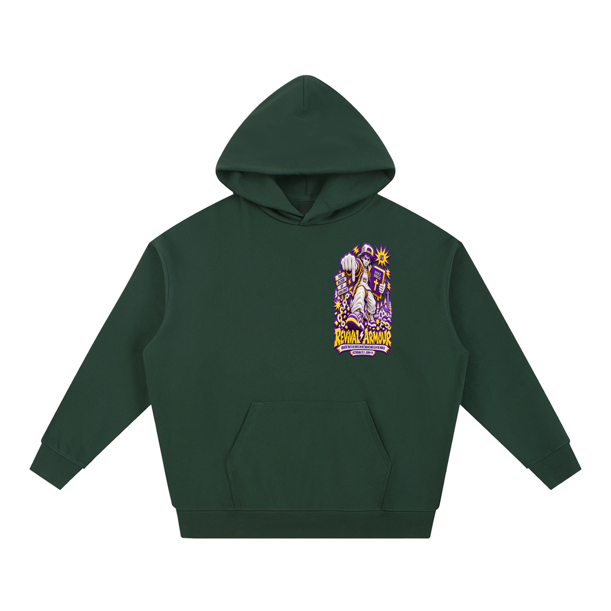 GREATER THAT IS HE WHO IS IN ME THAN WHO IS IN THE WORLD ACCORDING TO 1 JOHN 4:4 Hoodie