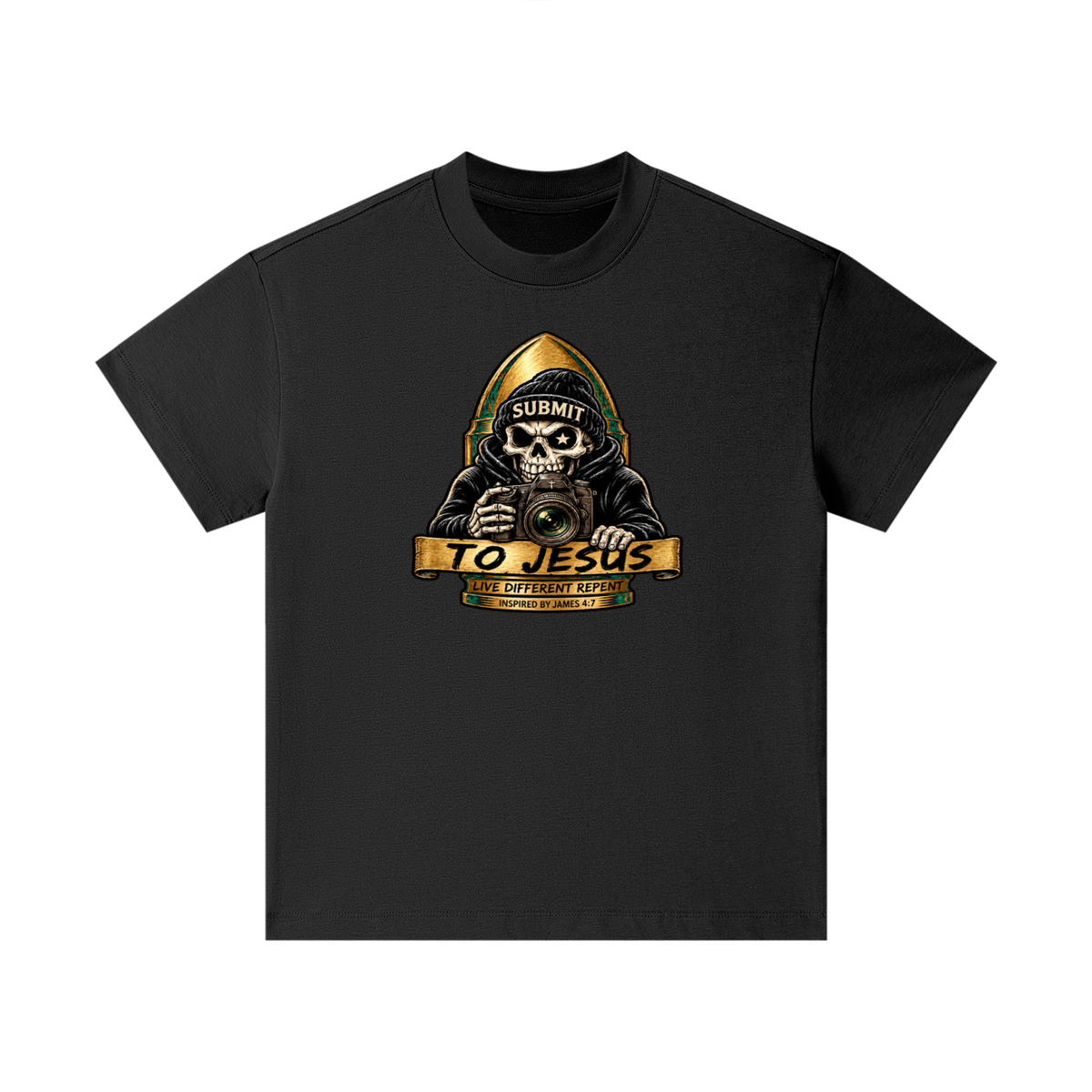 SUBMIT TO JESUS LIVE DIFFERENT REPENT INSPIRED BY JAMES 4:7 Kids T-Shirt