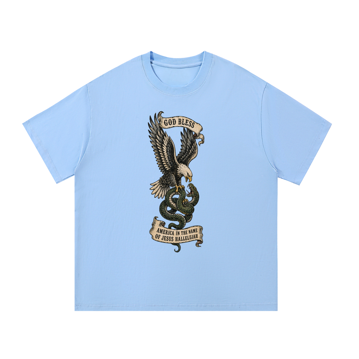 GOD BLESS AMERICA IN NAME OF JESUS HALLELUJAH T-Shirt