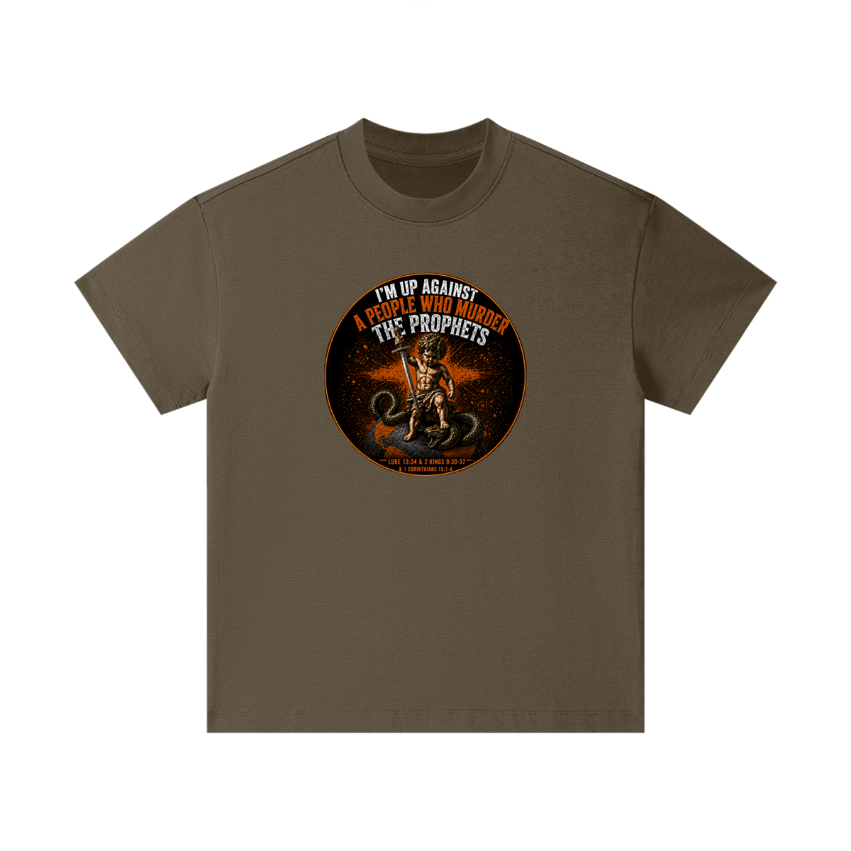 I'm up against a people who murder the prophets Kids' T-Shirt