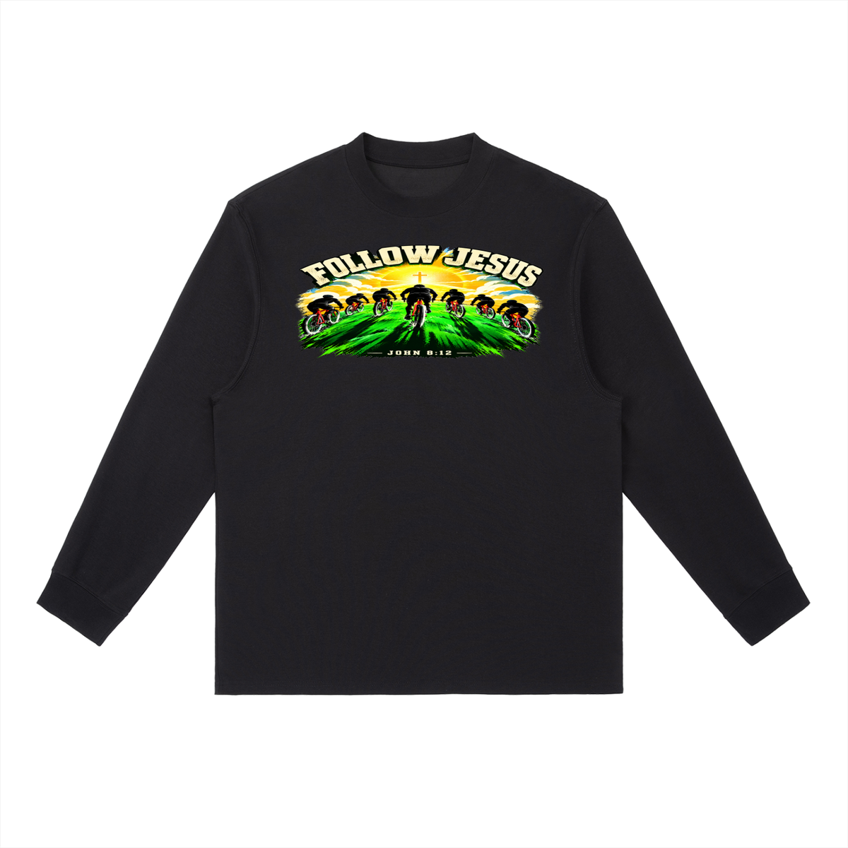 Follow Jesus Long-Sleeve T-Shirt