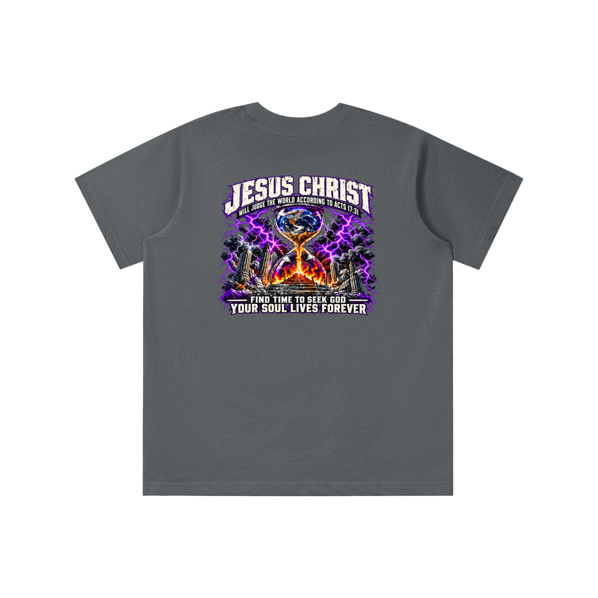THE STRUGGLE IS REAL BUT SO IS JESUS - INSPIRED BY 1 PETER 5:10 - youth T-shirt