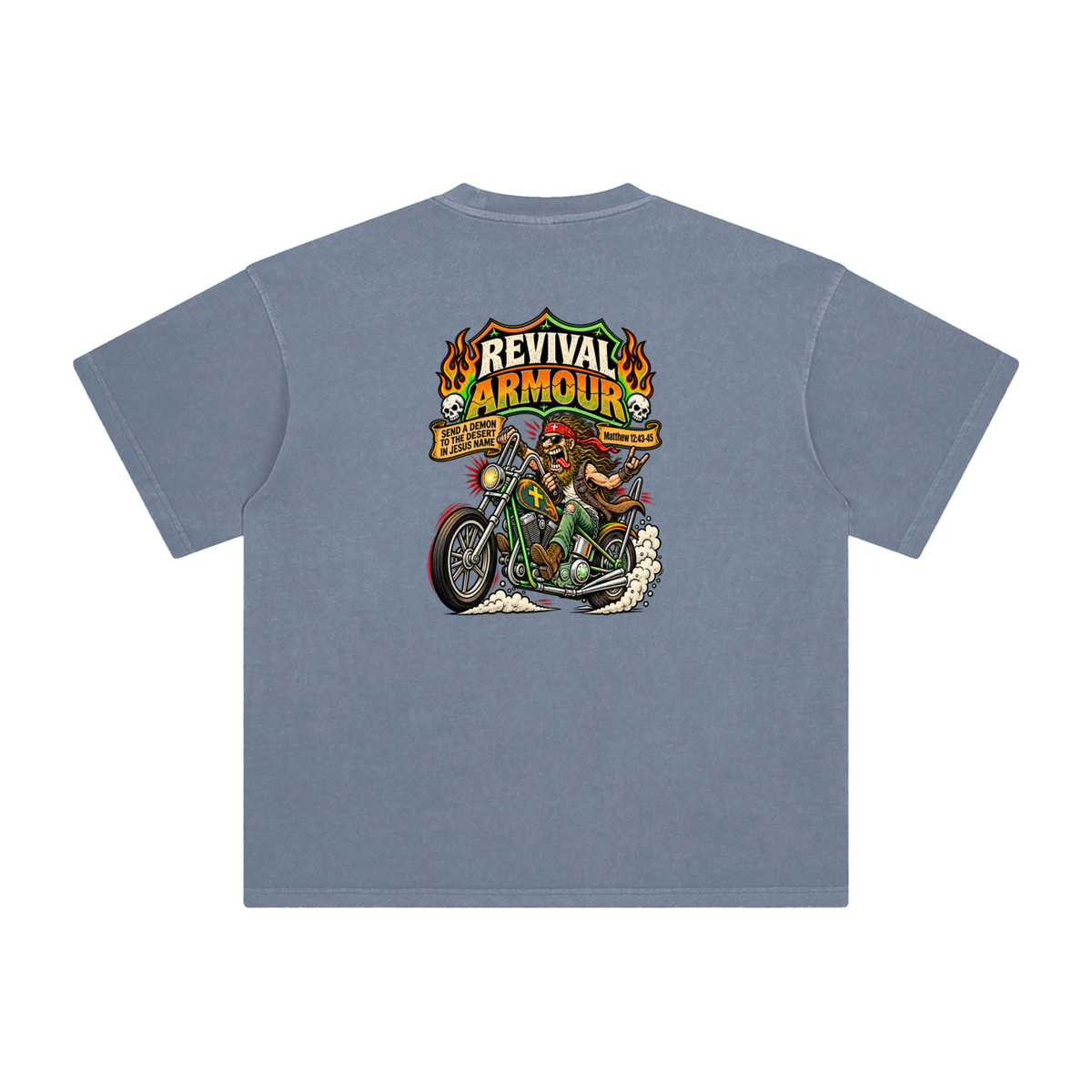 JESUS SAVES REVIVAL ARMOUR SEND A DEMON TO THE DESERT IN THE NAME OF JESUS T-Shirt