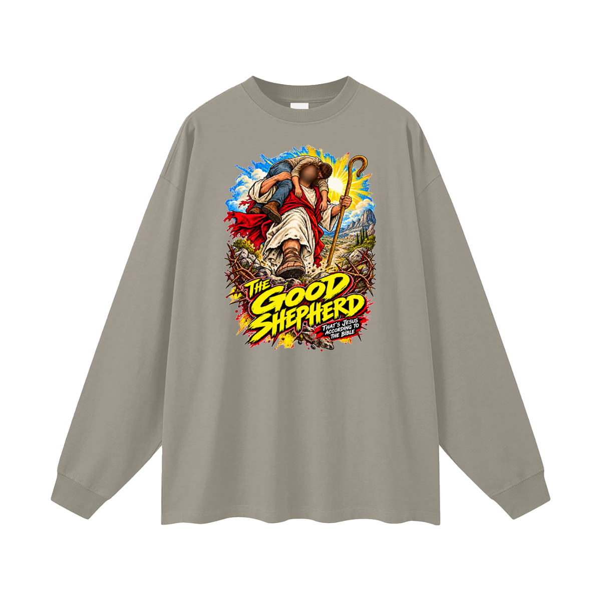 THE GOOD SHEPHERD THAT'S JESUS ACCORDiNG TO THE BiBLE Long Sleeve T-Shirt