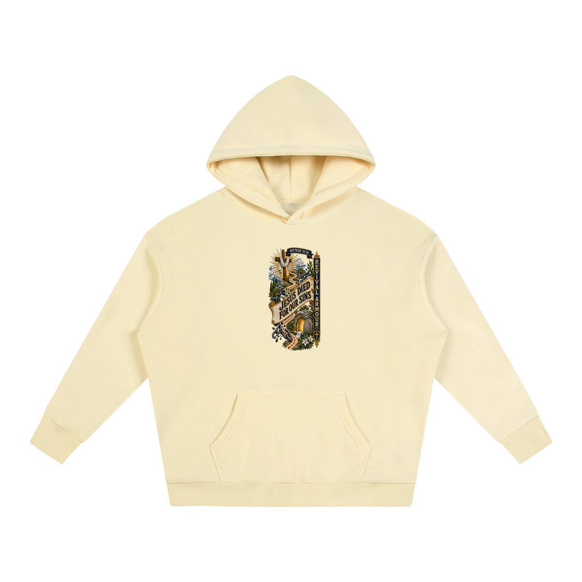 MATTHEW 20:28 Jesus died for our sins REVIVAL ARMOUR Hoodie