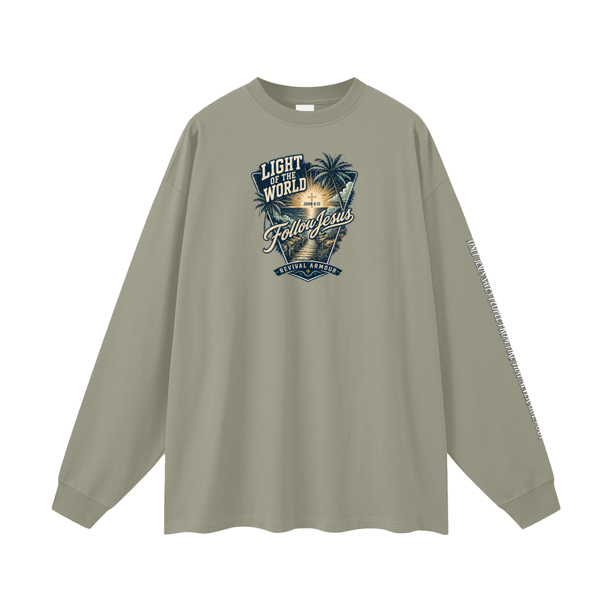 LIGHT OF THE WORLD FOLLOW JESUS REVIVAL ARMOUR Long Sleeve T-Shirt