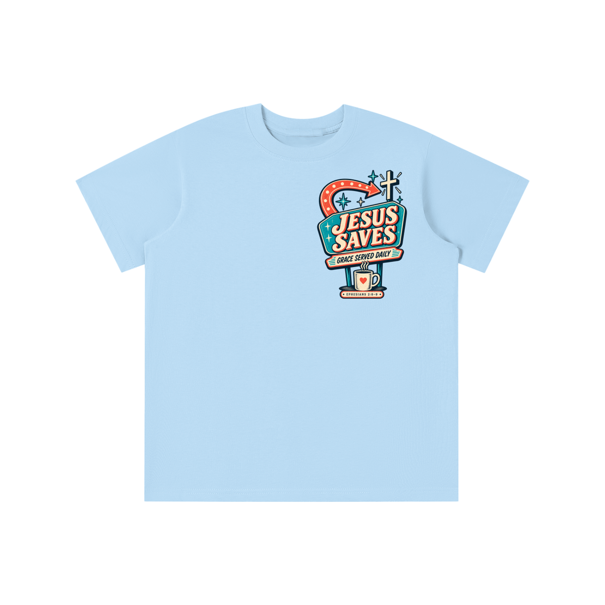 Jesus saves youth T-shirt
