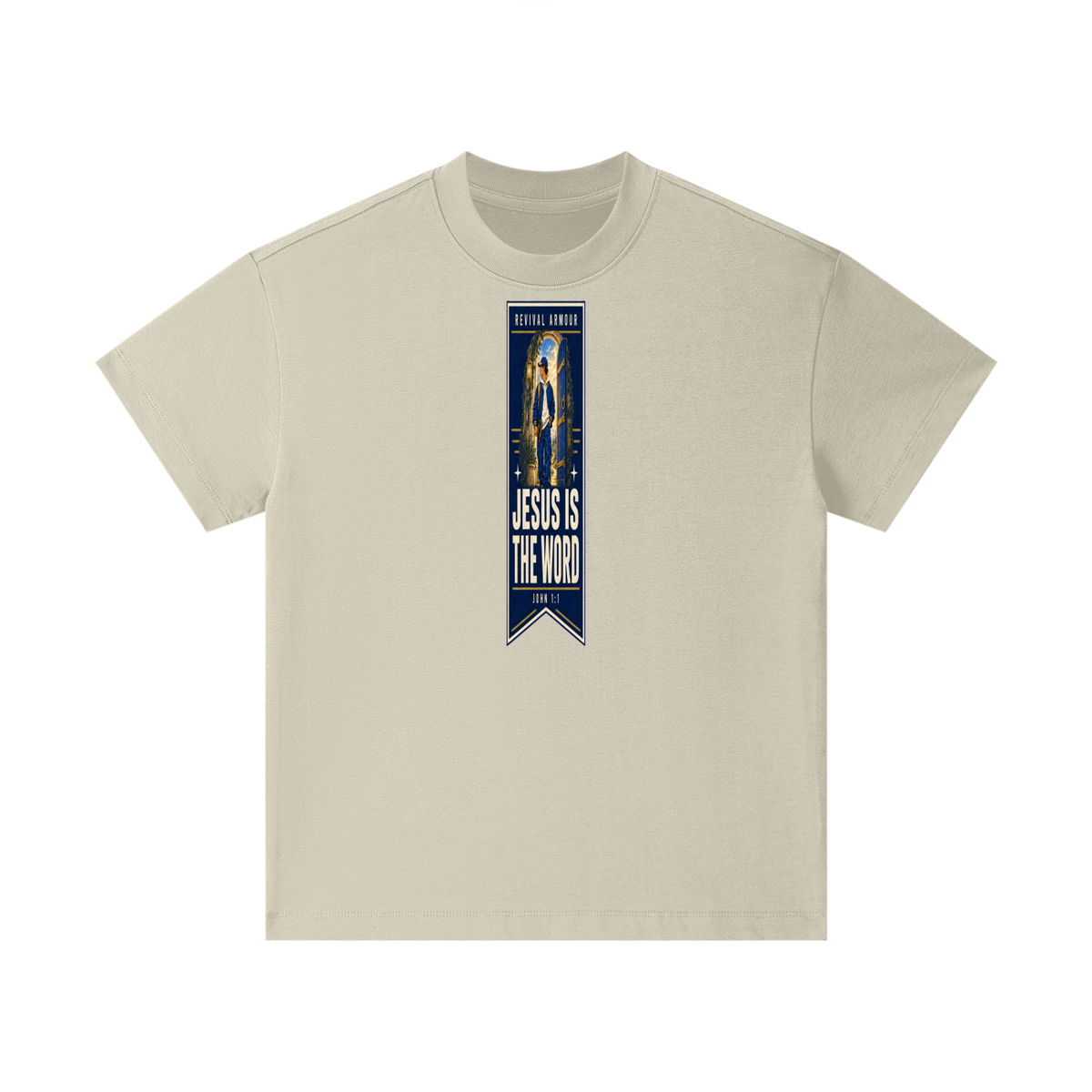 REVIVAL ARMOUR JESUS IS THE WORD _ JOHN 1:1 kids T-Shirt