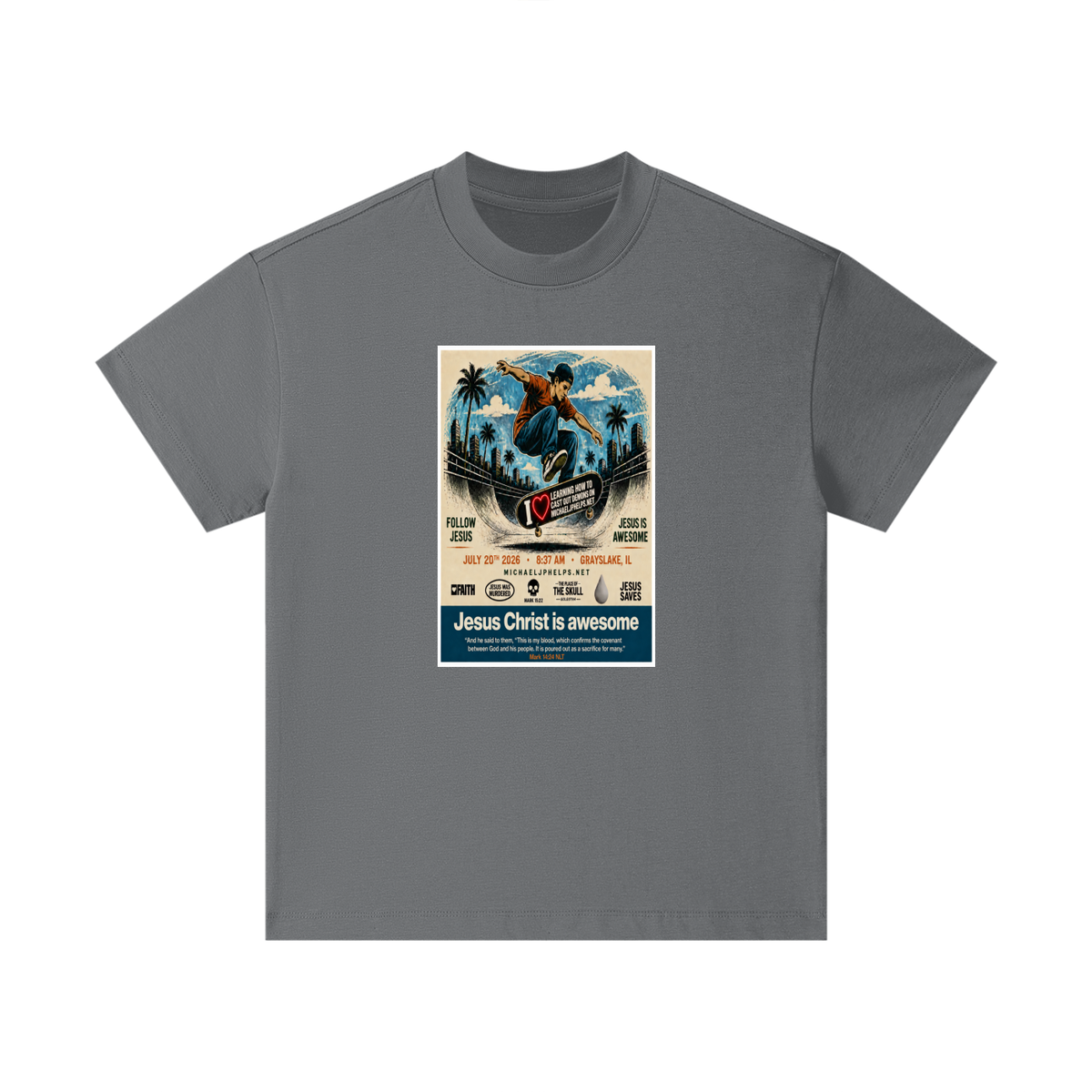 Jesus Christ is awesome Kids T-Shirt