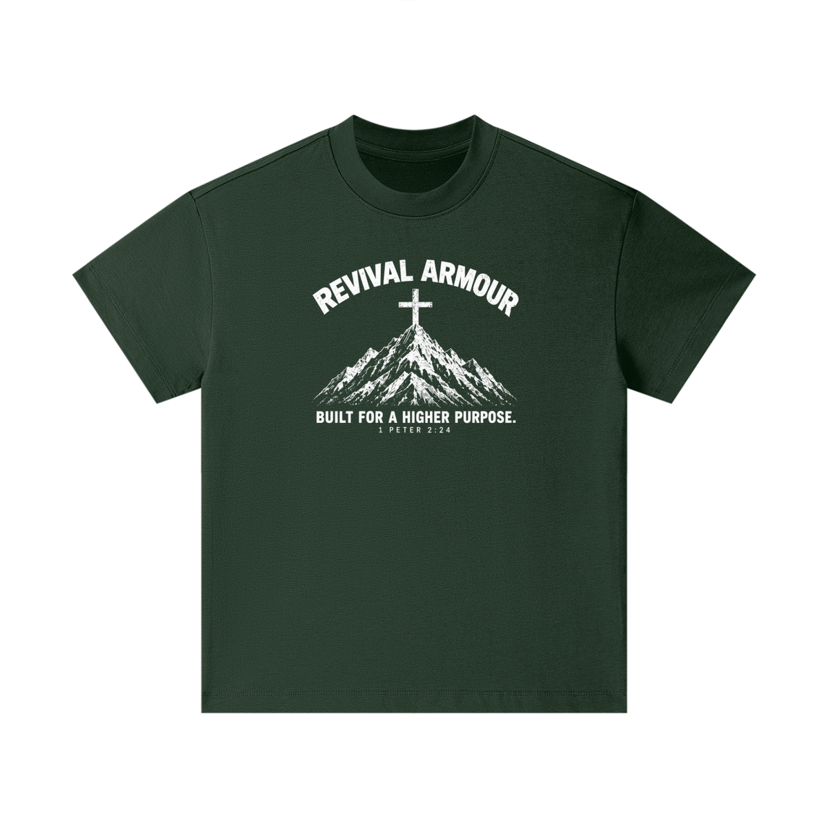 REVIVAL ARMOUR BUILT FOR A HIGHER PURPOSE. 1 PETER 2:24 Kids T-Shirt