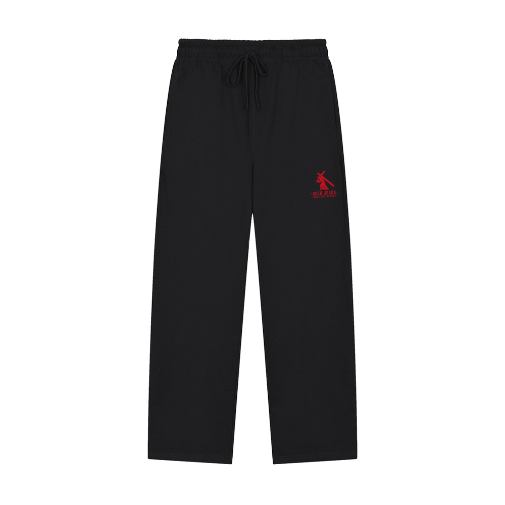 SEEK JESUS THERE IS REAL FIRE IN HELL Sweatpants
