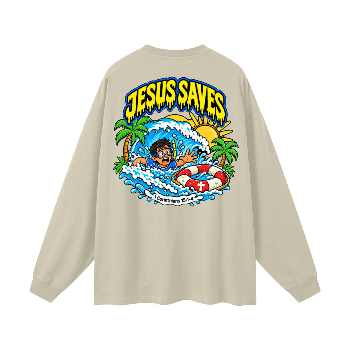 Jesus saves Long Sleeve T-Shirt