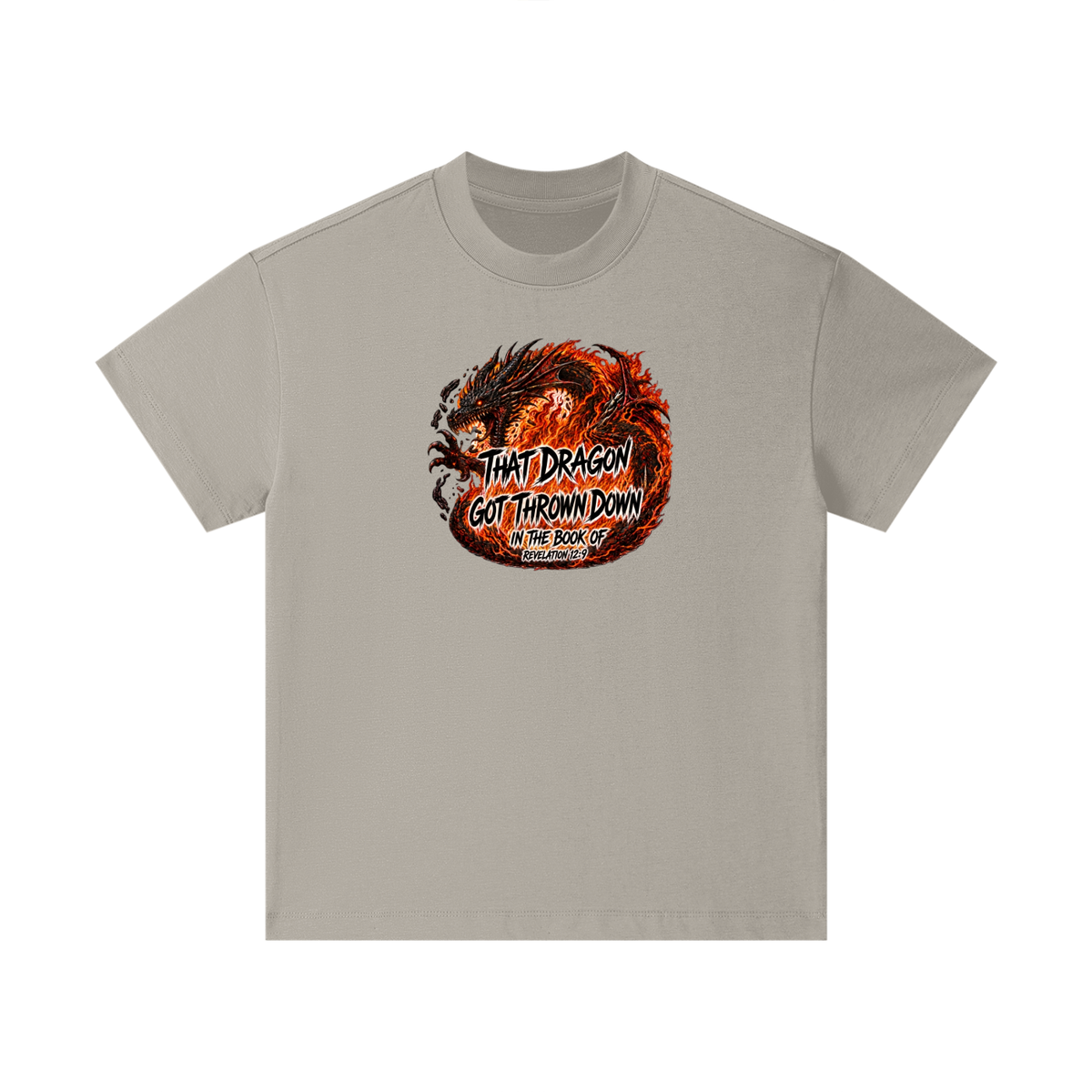 THAT DRAGON GOT THROWN DOWN IN THE BOOK OF REVELATION 12:9 Kids T-Shirt