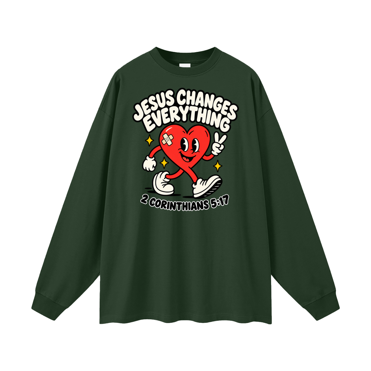 JESUS CHANGES EVERYTHING Long Sleeve T-Shirt