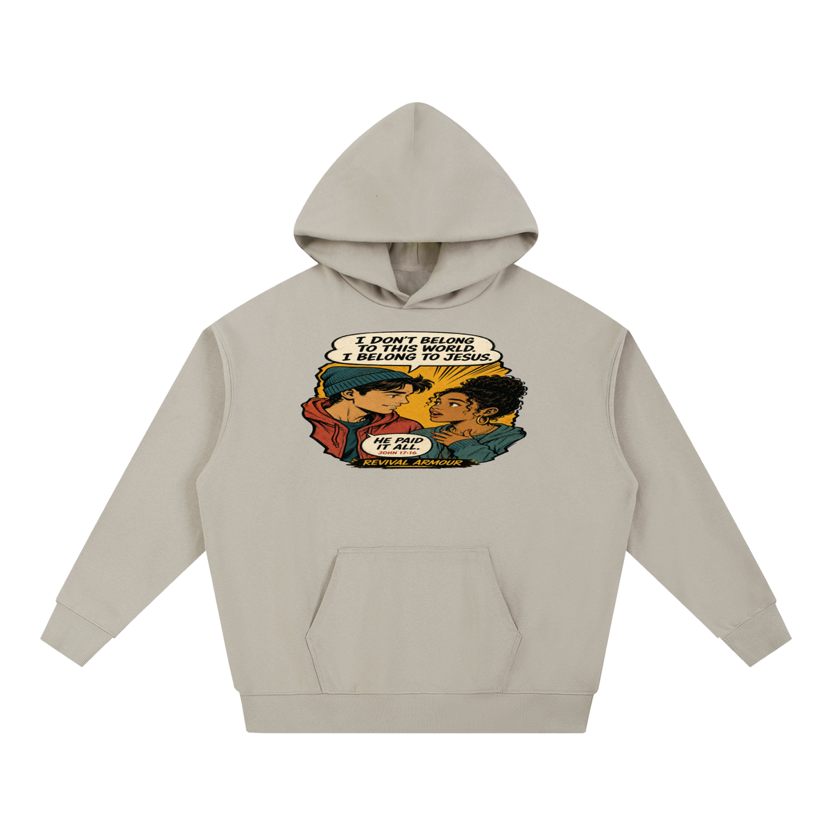 John 17:16 inspired Hoodie