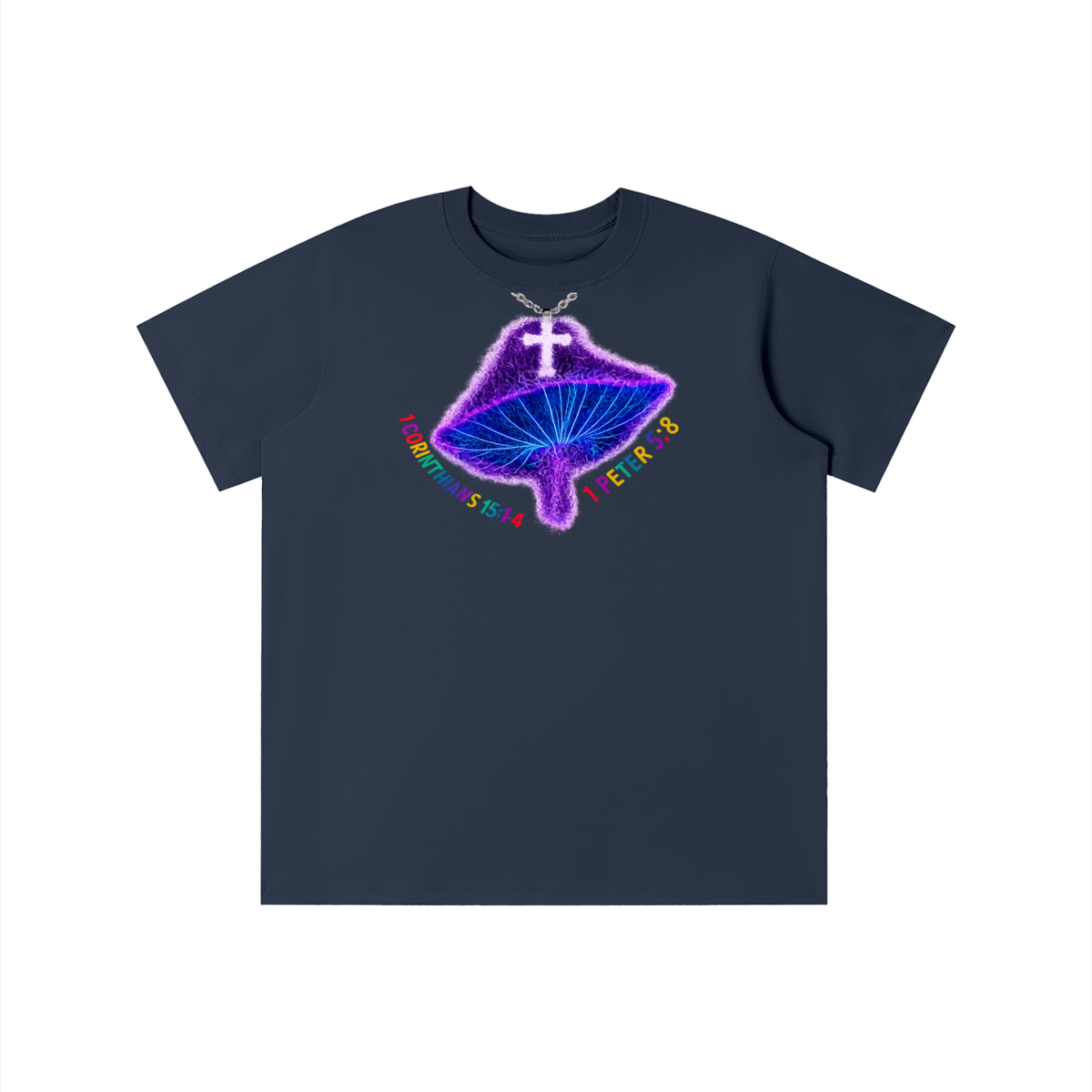 1 Corinthians 15:1-4 1 Peter 5:8 youth T-shirt