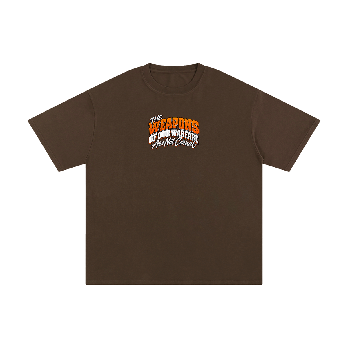THE WEAPONS OF OUR WARFARE ARE NOT CARNAL HE IS COMMANDING EVIL SPIRITS TO LEAVE IN THE NAME OF JESUS - LUKE 10:19 - T-Shirt