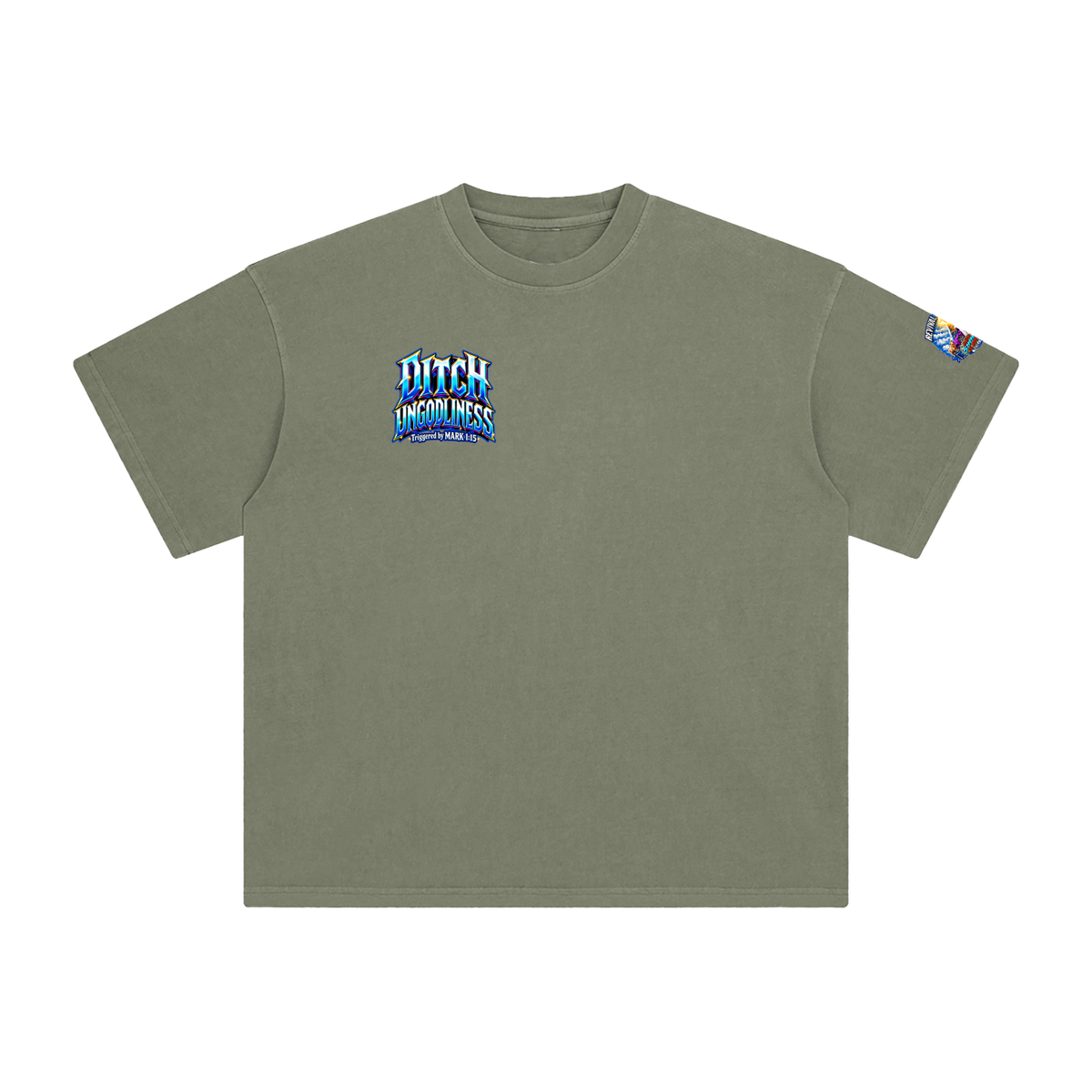 REVIVAL ARMOUR deliberately SINNING IS STUPID HEAVEN AND HELL ARE REAL PLACES DITCH UNGODLINESS Triggered by MARK 1:15 T-Shirt
