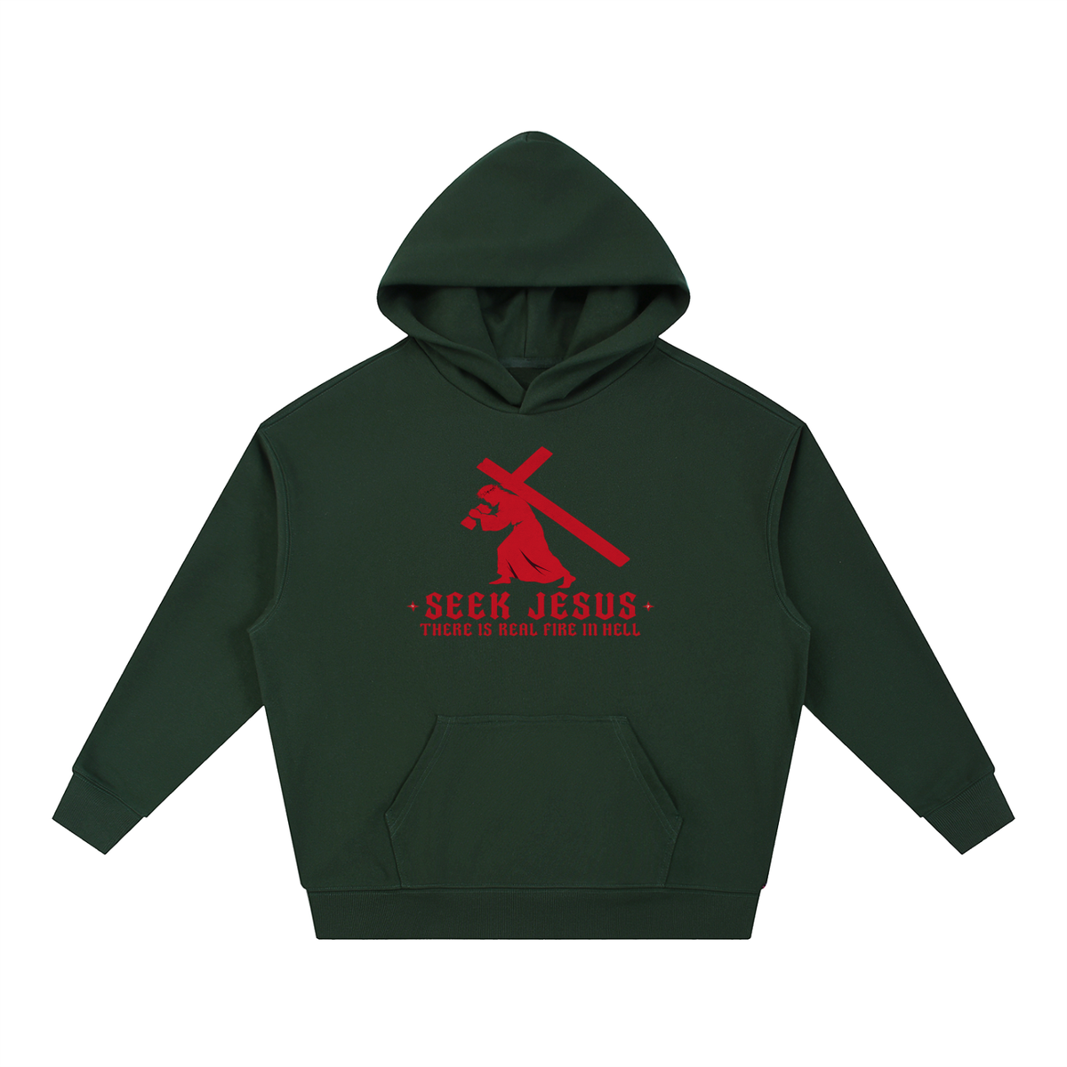 SEEK JESUS THERE IS REAL FIRE IN HELL Hoodie