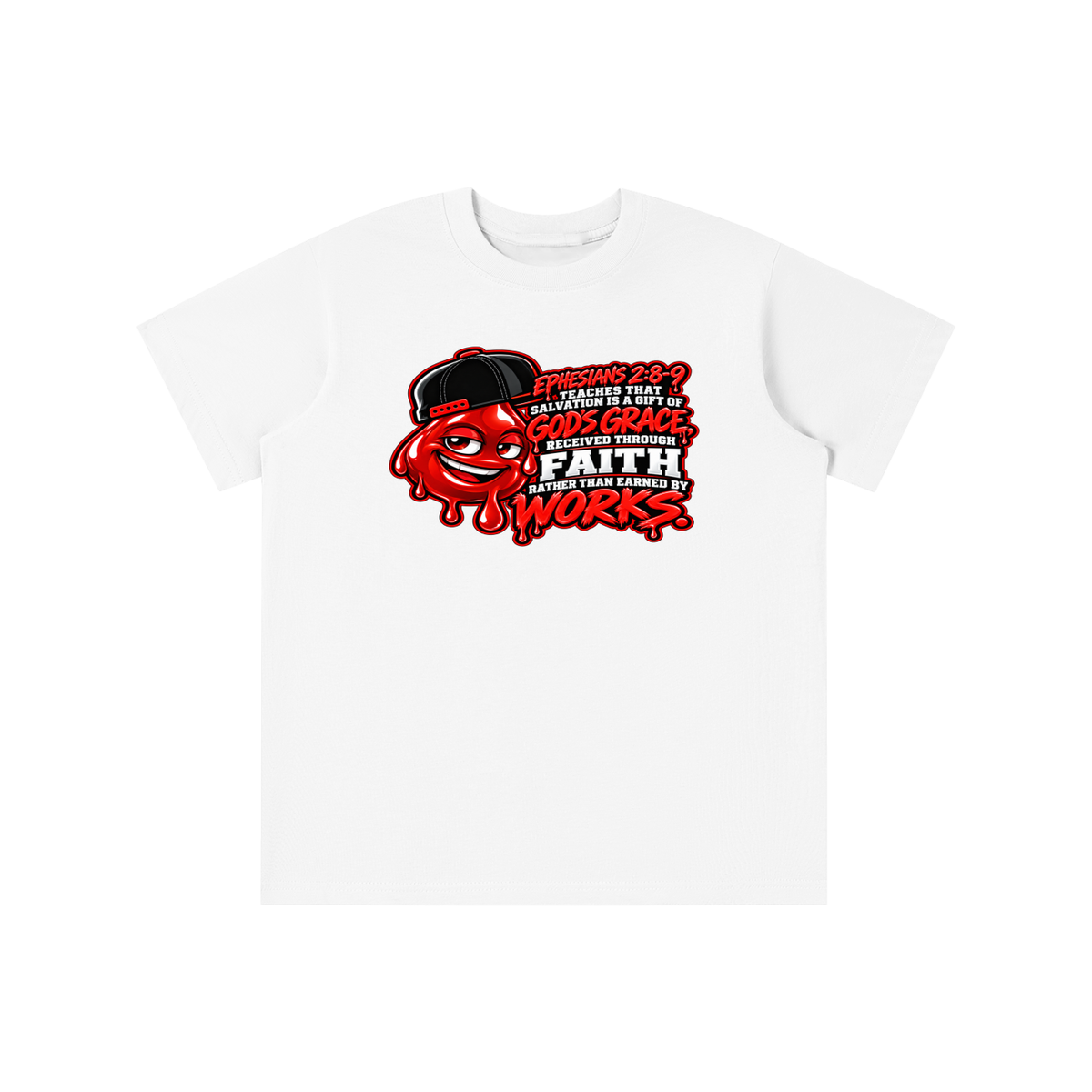 Ephesians 2:8-9 inspired youth T-shirt