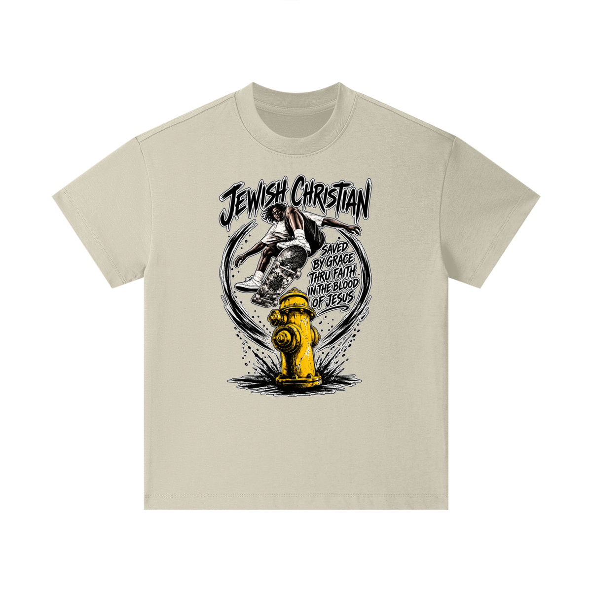 JEWISH CHRISTIAN SAVED BY GRACE THRU FAITH IN THE BLOOD OF JESUS Kids T-Shirt