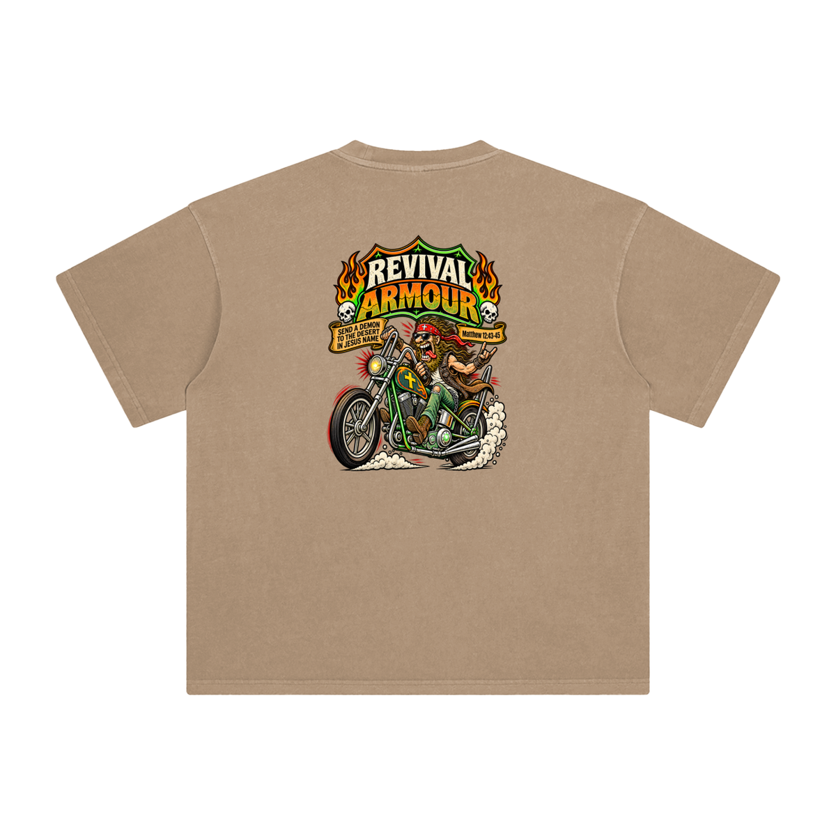JESUS SAVES REVIVAL ARMOUR SEND A DEMON TO THE DESERT IN THE NAME OF JESUS T-Shirt