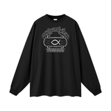 may Grace roll with you JESUS DIED FOR OUR SINS AND WE SHOULD REPENT ALSO Long Sleeve T-Shirt