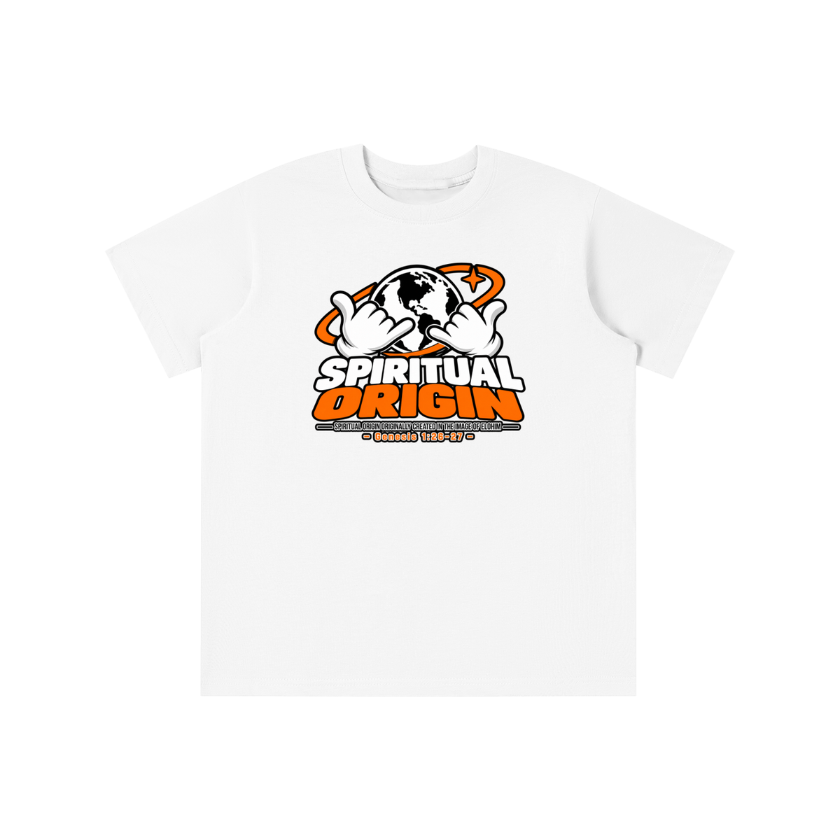 SPIRITUAL ORGIN SPIRITUAL ORGIN ORIGINALLY CREATED IN THE IMAGE OF ELOHIM - GENESIS 1:26-27 - youth T-shirt