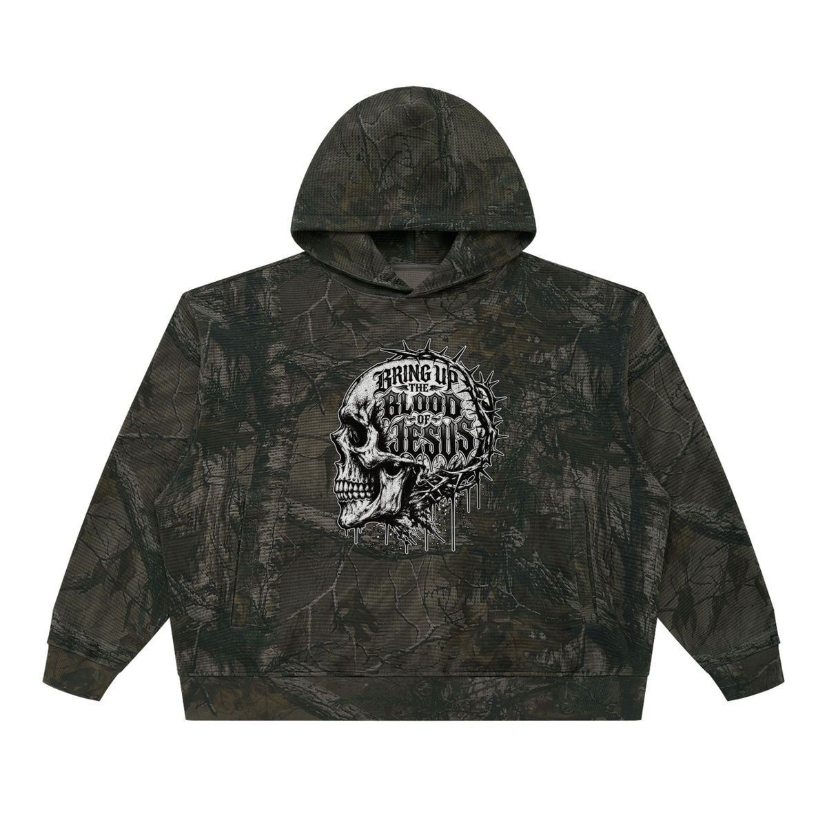 BRING UP THE BLOOD OF JESUS Camo Hoodie