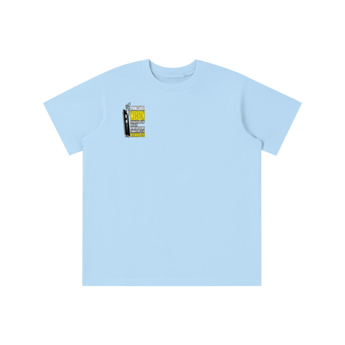 A PHONE CAN BE A WEAPON TO EXPLAIN TO OTHER BELIEVERS HOW TO US THE AUTHORITY OF JESUS CHRIST TO COMMAND EVIL SPIRITS TO IN THE NAME JESUS youth T-shirt