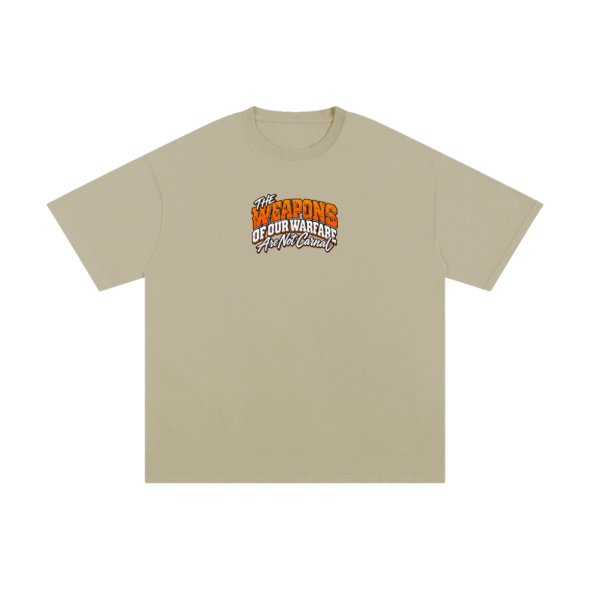 THE WEAPONS OF OUR WARFARE ARE NOT CARNAL HE IS COMMANDING EVIL SPIRITS TO LEAVE IN THE NAME OF JESUS - LUKE 10:19 - T-Shirt