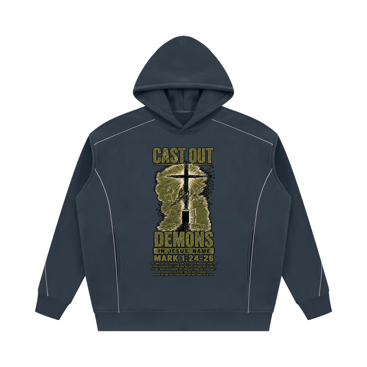 Mark 1:24-26 NLT Hoodie