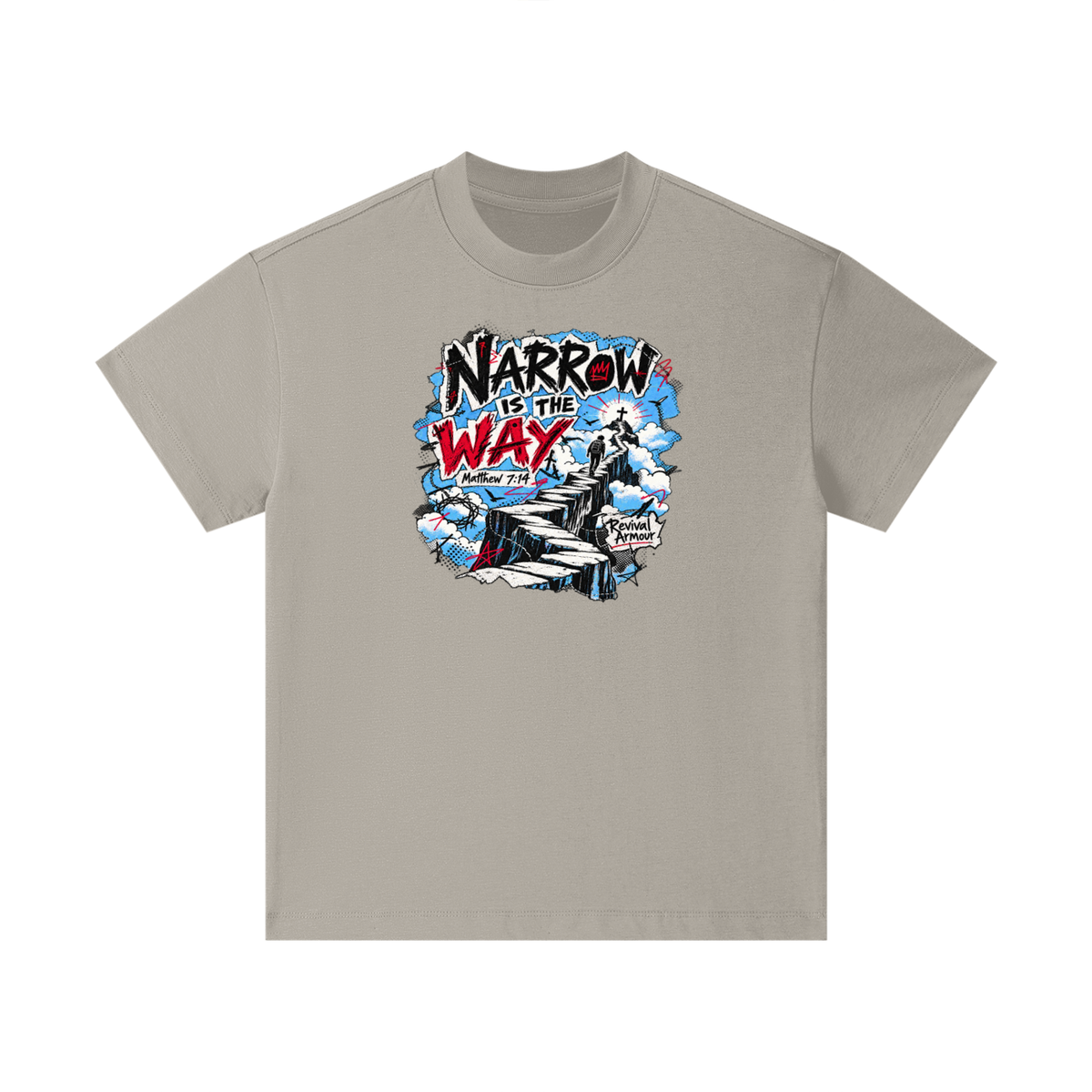NARROW IS THE WAY [MATTHEW 7:14] Revival Armour Kids T-Shirt