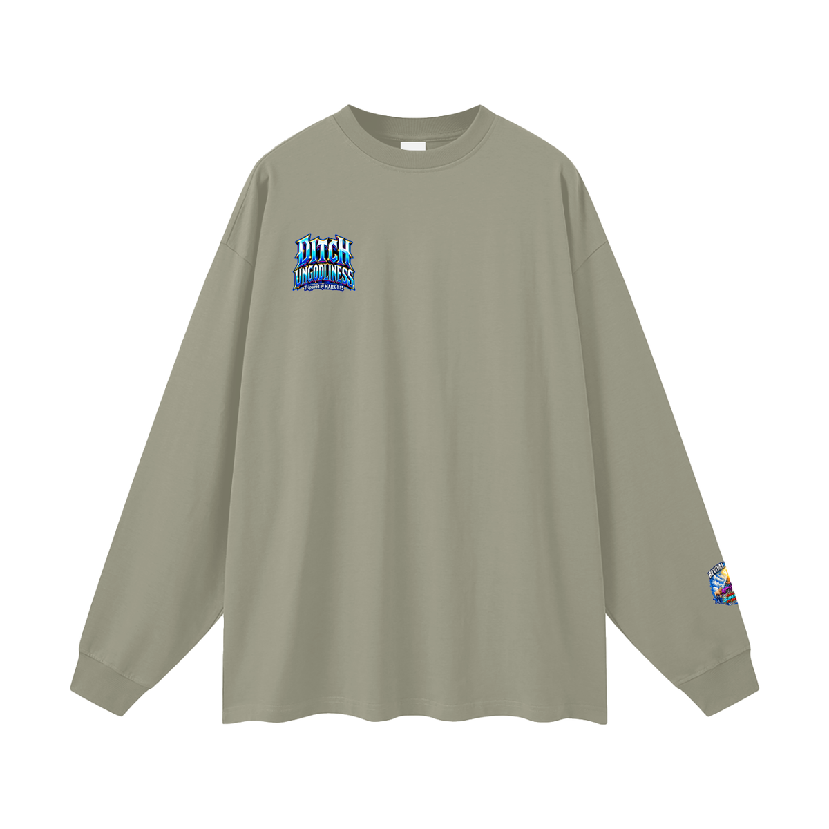REVIVAL ARMOUR deliberately SINNING IS STUPID HEAVEN AND HELL ARE REAL PLACES DITCH UNGODLINESS Triggered by MARK 1:15 Long Sleeve T-Shirt