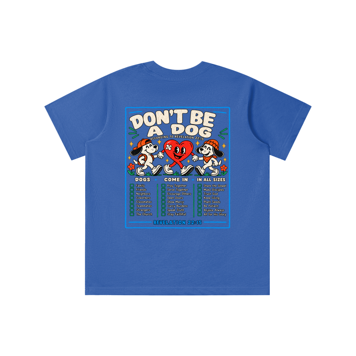 CAST ALL YOUR BURDENS TO JESUS ACCORDING TO Matthew 11:28–30 THO youth T-shirt