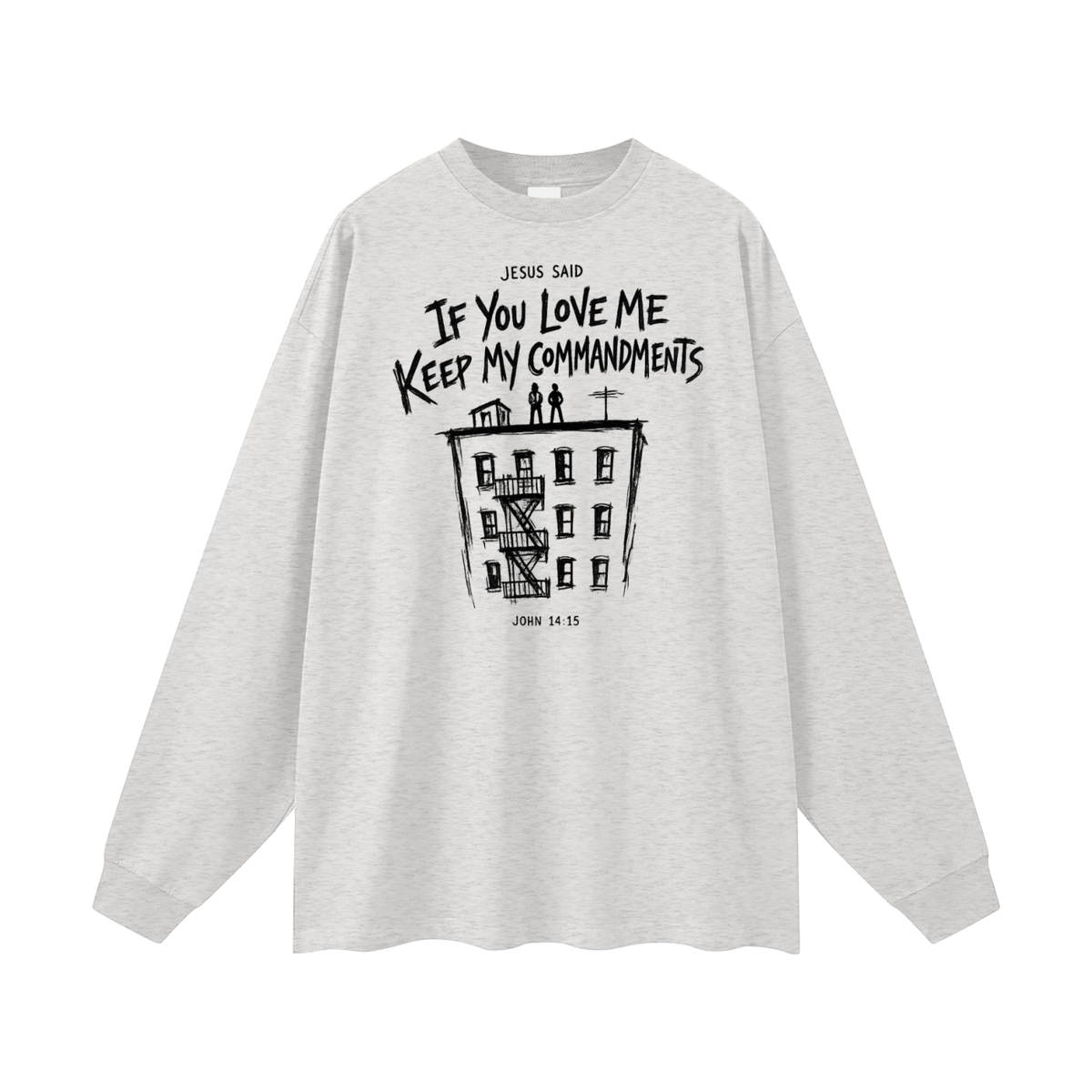 JOHN 14:15 NIV Long Sleeve T-Shirt