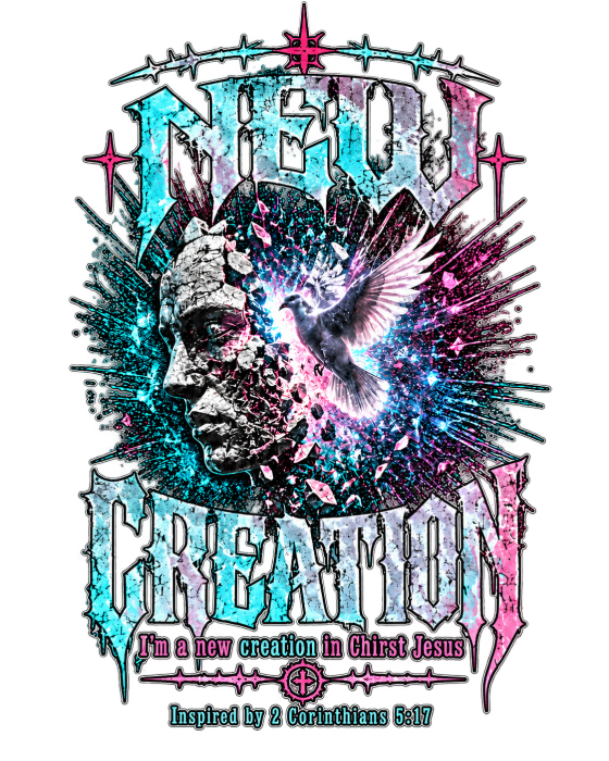 NEW CREATION I'm a new creation in Chirst Jesus Inspired by 2 Corinthians 5:17 Hoodie