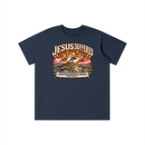 JESUS SUFFERED SEVERE PHYSICAL TRAUMA AND YOUR LAUGHING AND MOCKING HIM THOSE ROMAN AUTHORITIES ARE NOT MY FRIENDS I'M MOST DEF GOING HOME NO INSPIRED BY MARK 1:15. youth T-shirt