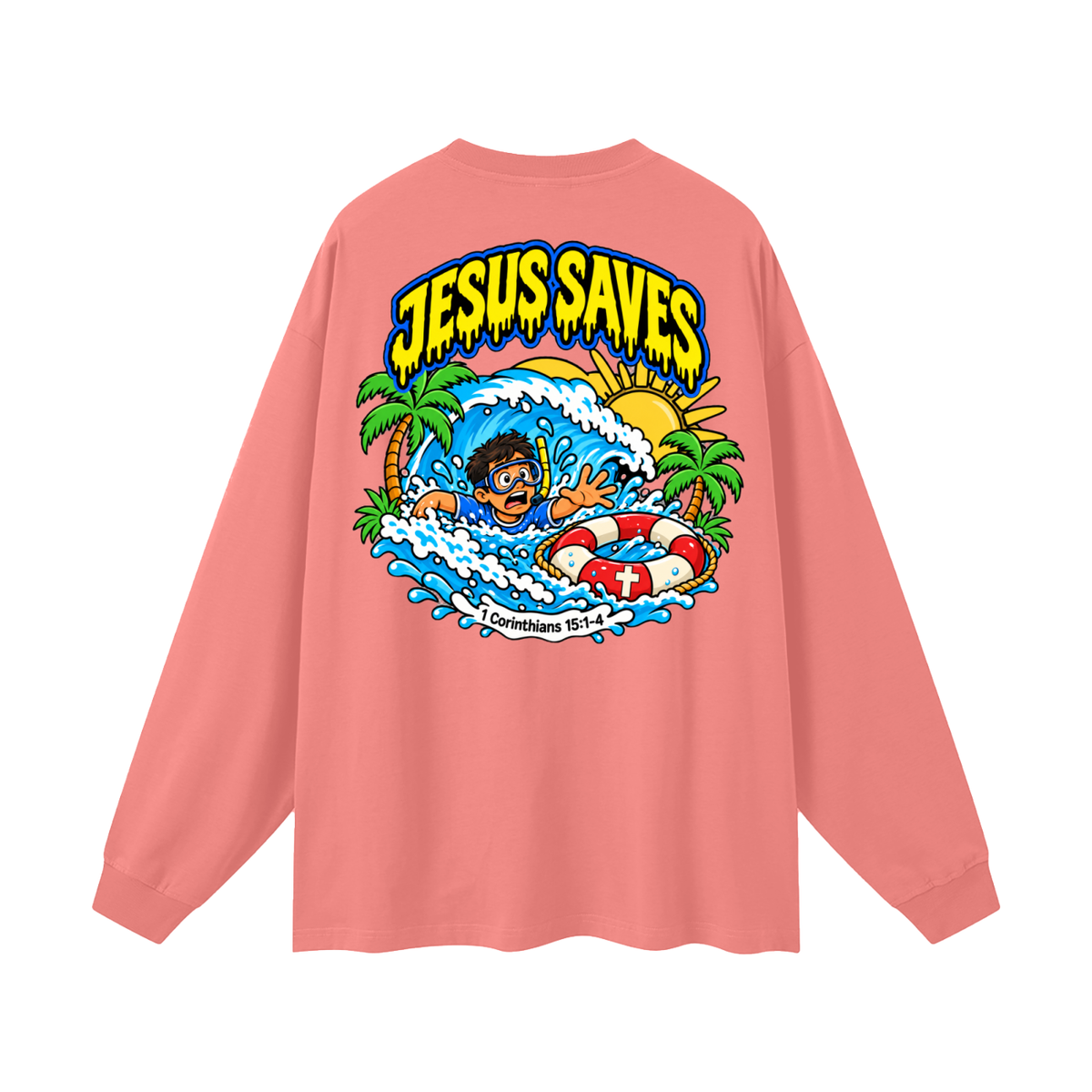 Jesus saves Long Sleeve T-Shirt